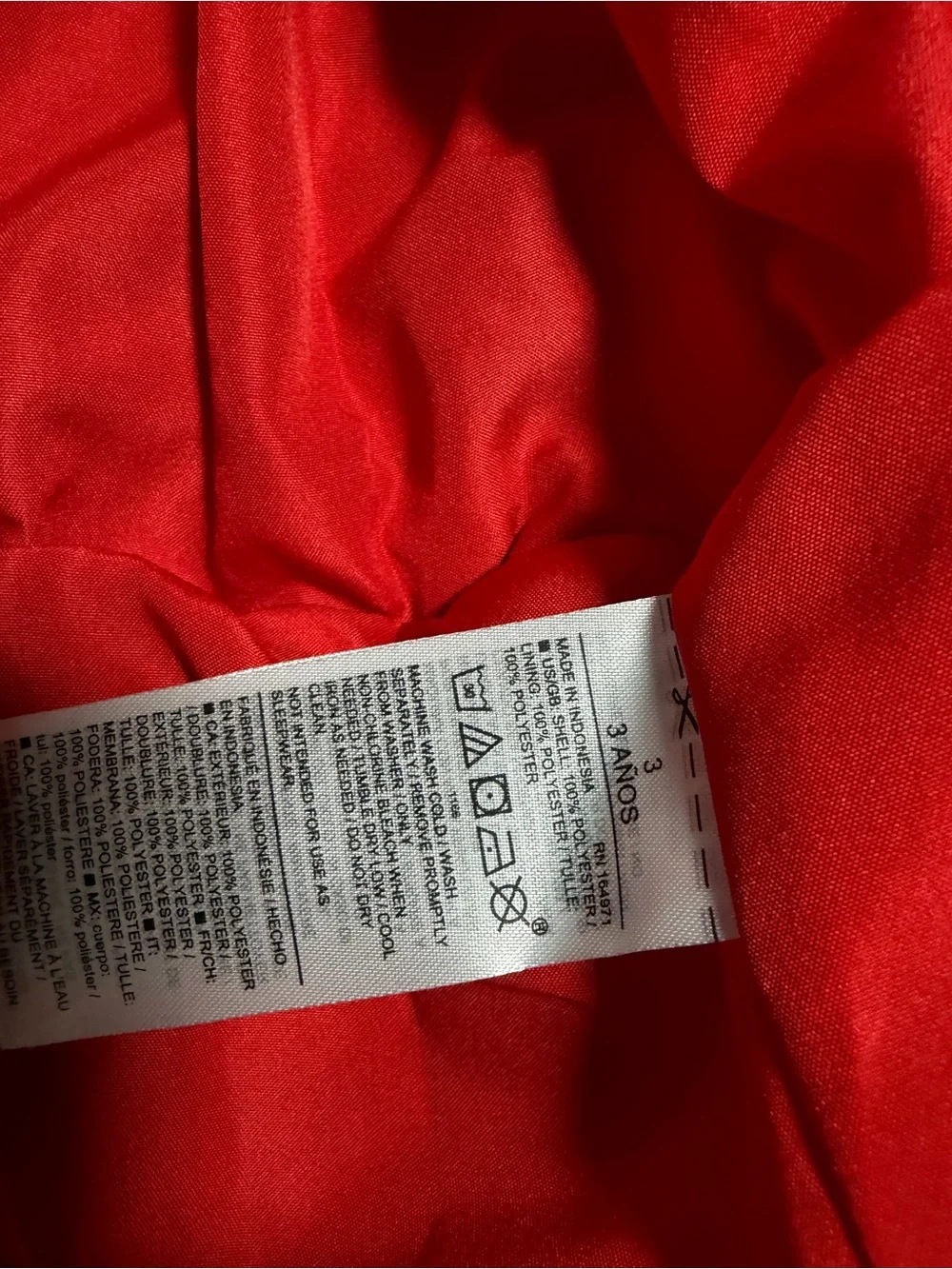 Janie and Jack Toddler Girl’s Satin Tulip Sleeve Dress US Size 3T